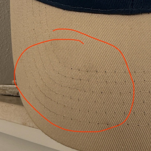 St. Maarten Blue and Tan Cap - Picture 6 of 9